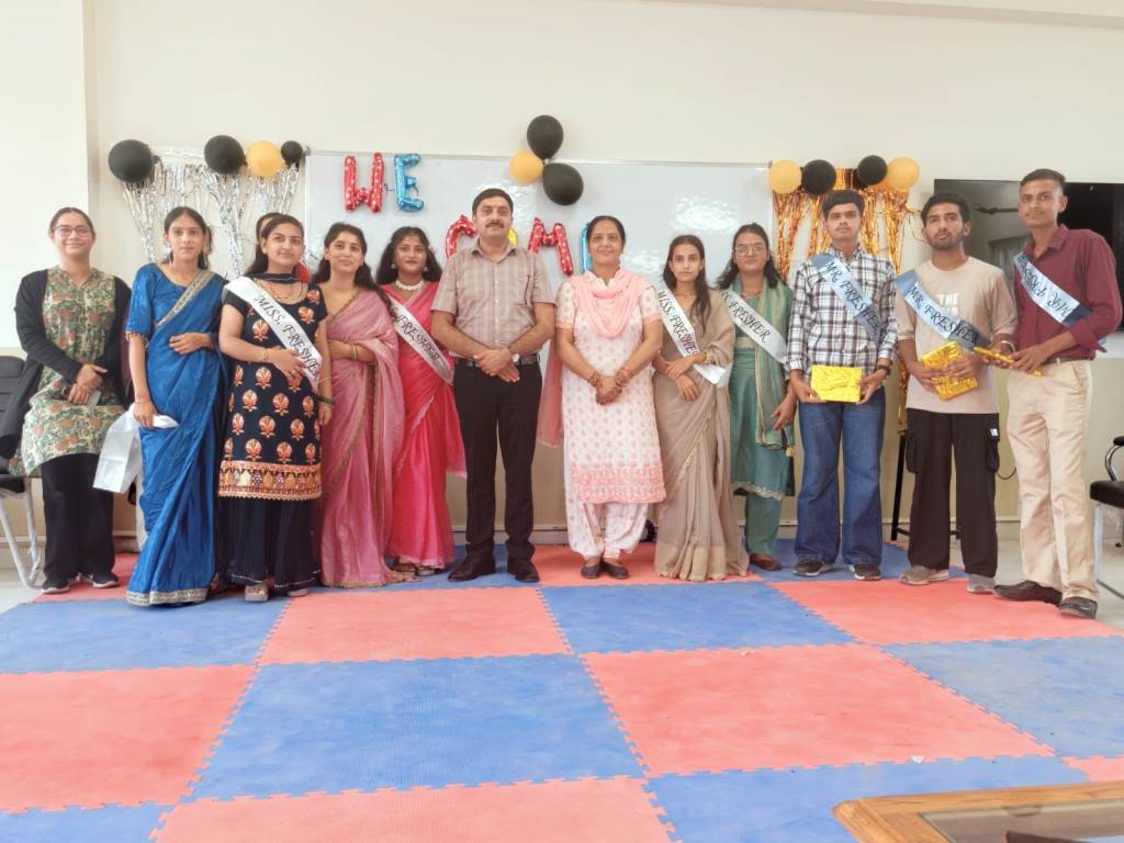 Freshers Party Organized at Government College Haroli Grand Welcome for New Students